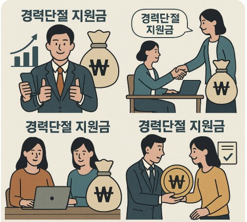 경력단절지원금 사진