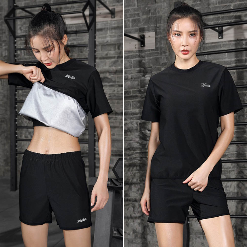 헬스발란스 다이어트땀복 여성땀복 트레이닝복 헬스복 런닝복