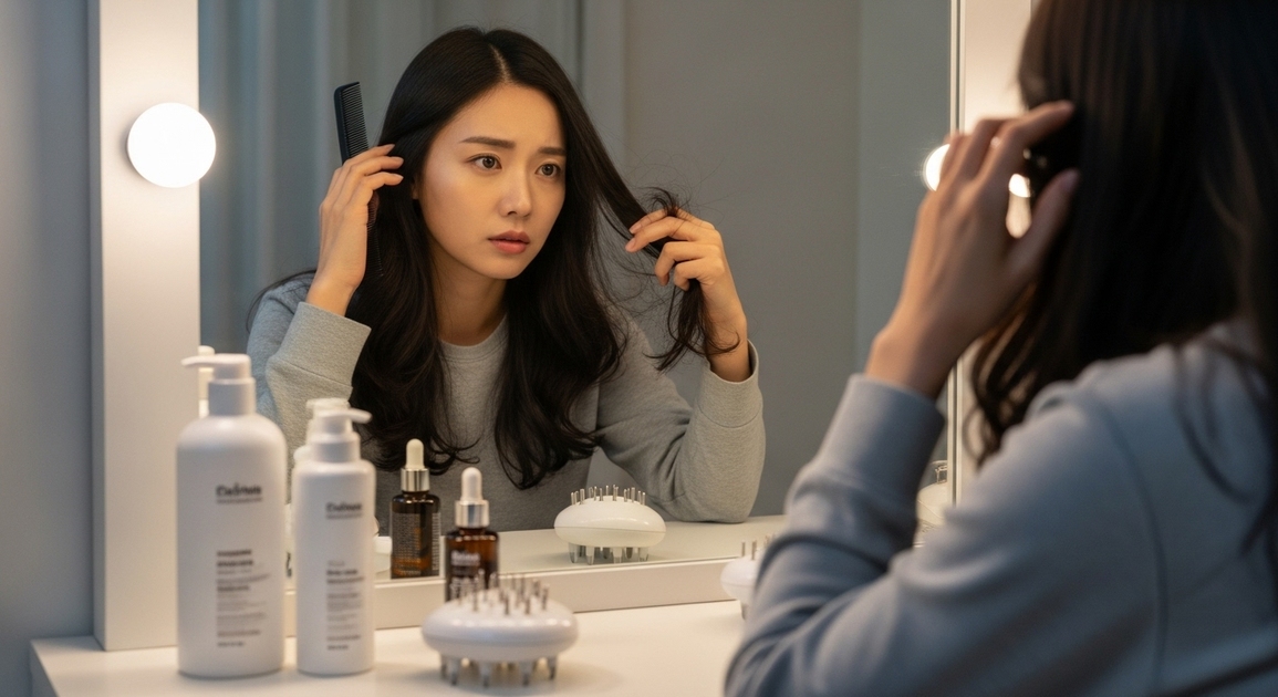 ํ๋ชจ ์ฌ์ฑ