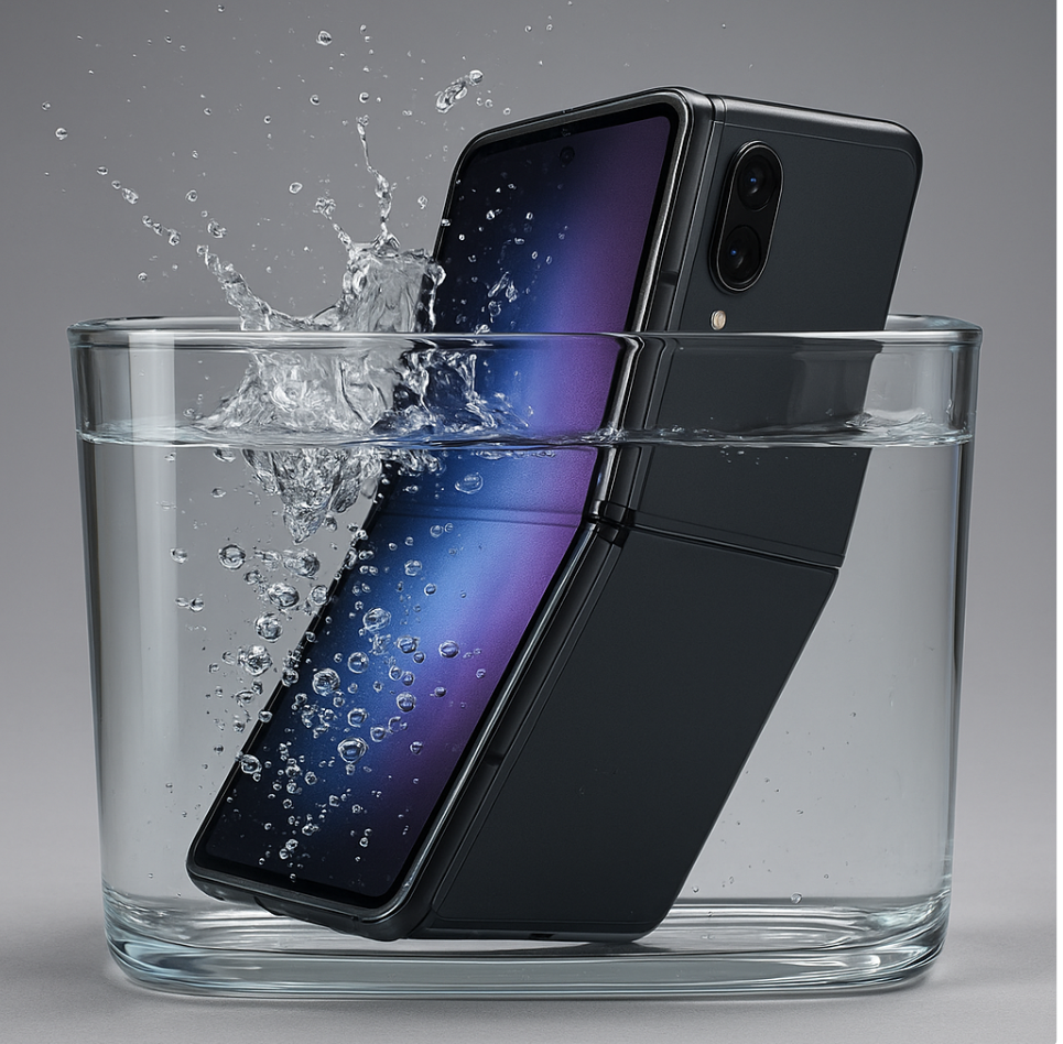 폴더블 방수 테스트