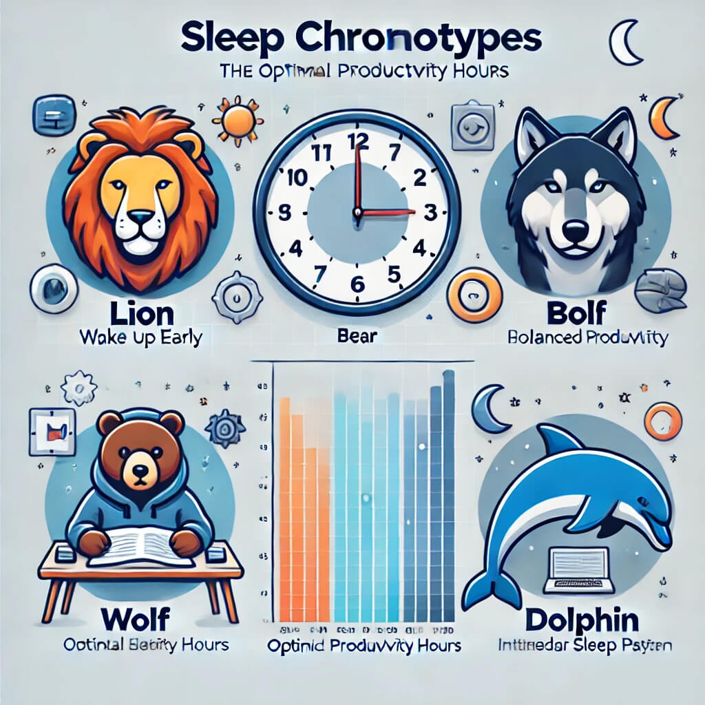 슬립 크로노타입 4가지: 나에게 맞는 최적의 생활 패턴 찾기