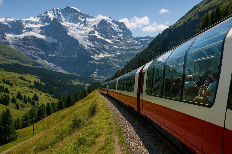 스위스 알프스 기차여행 사진