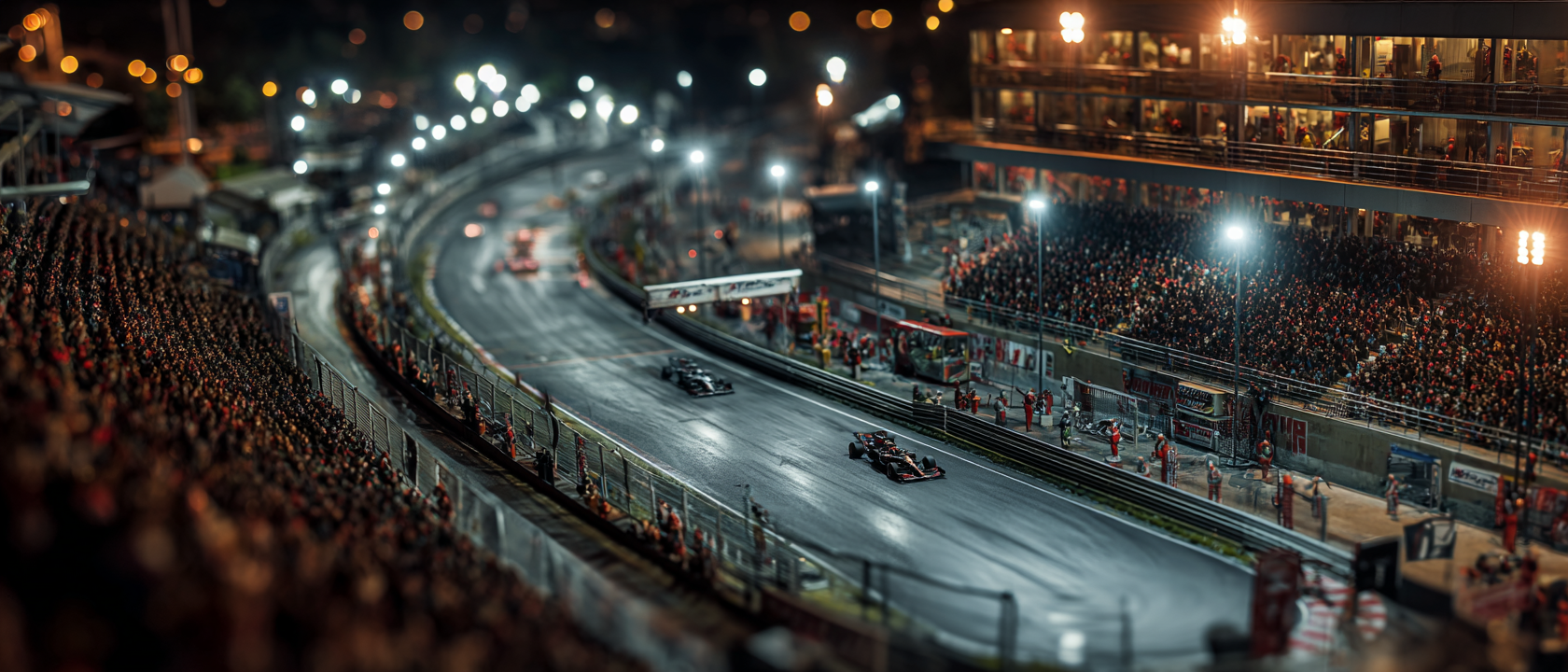 미니어처풍으로 재해석한 F1: 더 무비 장면 by pearl's review