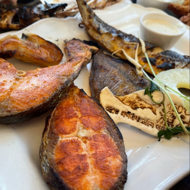 산양삼-생선구이