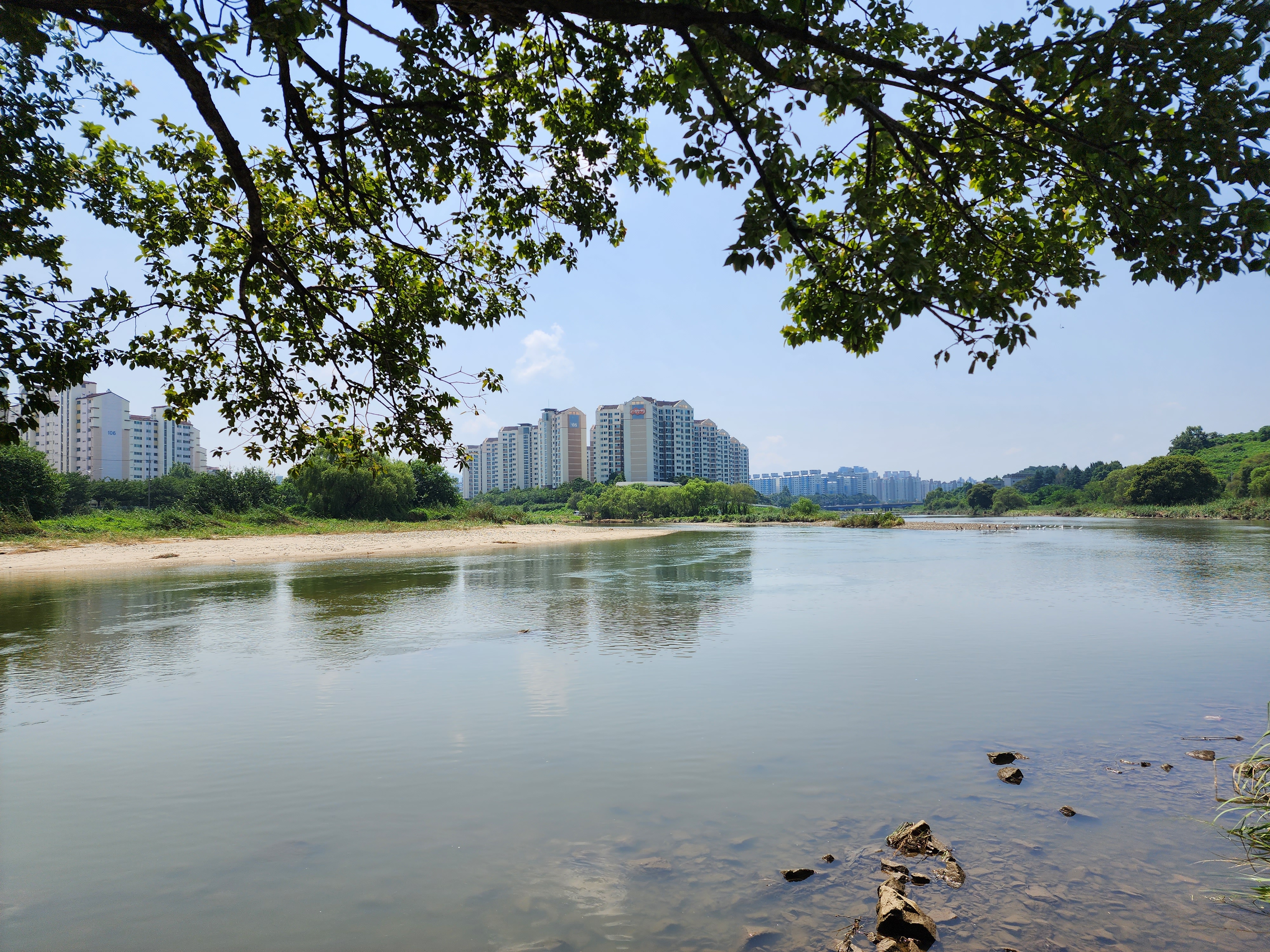 추천대 앞 전주천