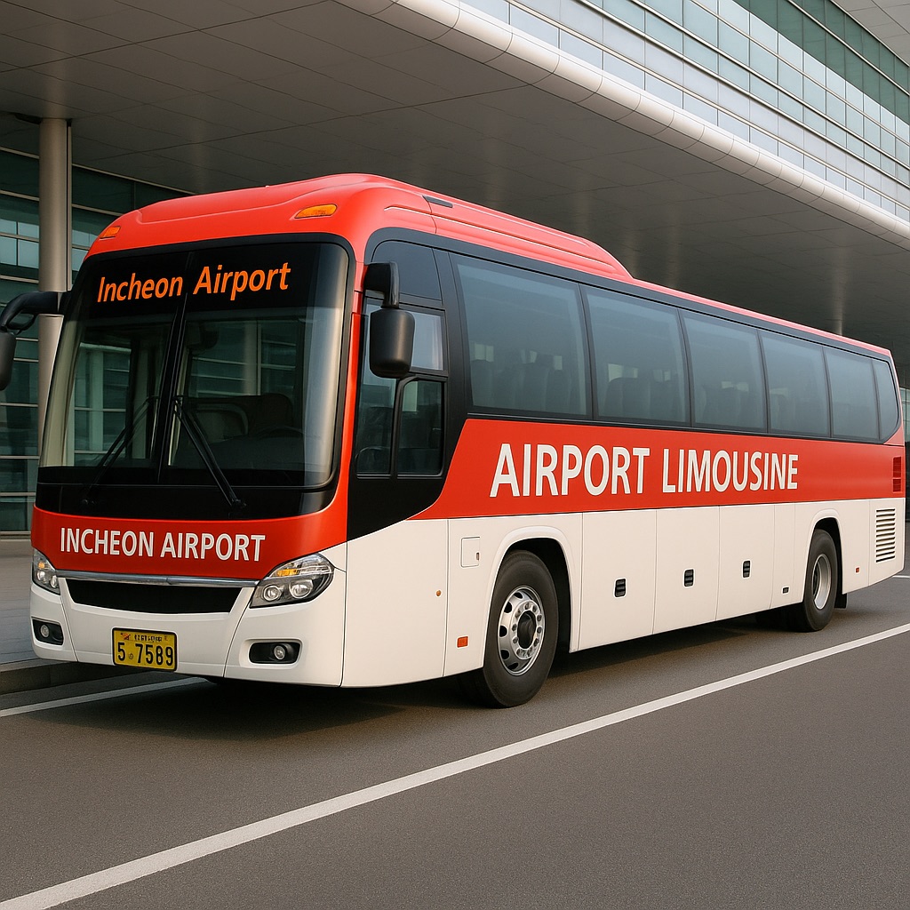 인천공항 리무진 버스 이미지
