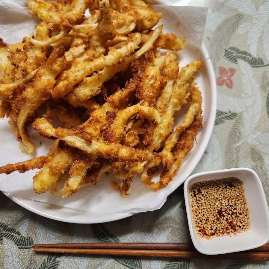 #도라지 튀김 #도라지 튀김 레시피 #풋고추 도라지튀김 간식으로 딱 좋아 #백선생 도라지 튀김 손쉬운 안주 요리