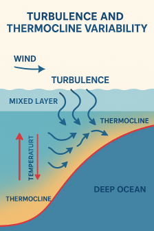 난류 혼합과 수온약층의 동역학적 변동 메커니즘