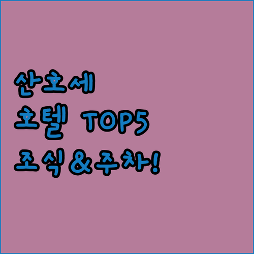 실리콘밸리 산호세 인기 호텔 베스트 ..