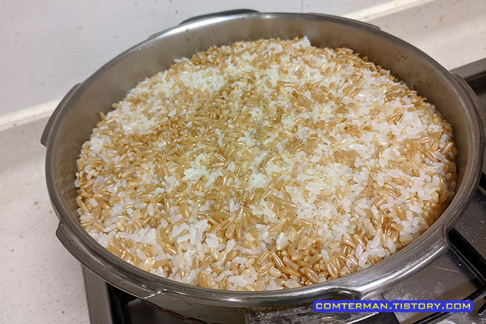 휘슬러 압력솥 잡곡밥