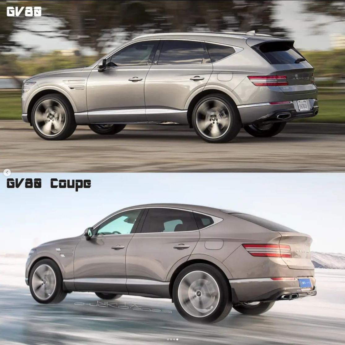 제네시스 GV80 쿠페 예상도