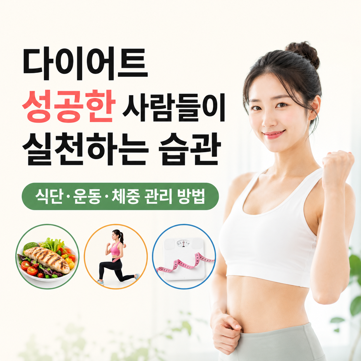 다이어트 성공한 사람들이 실천하는 습관