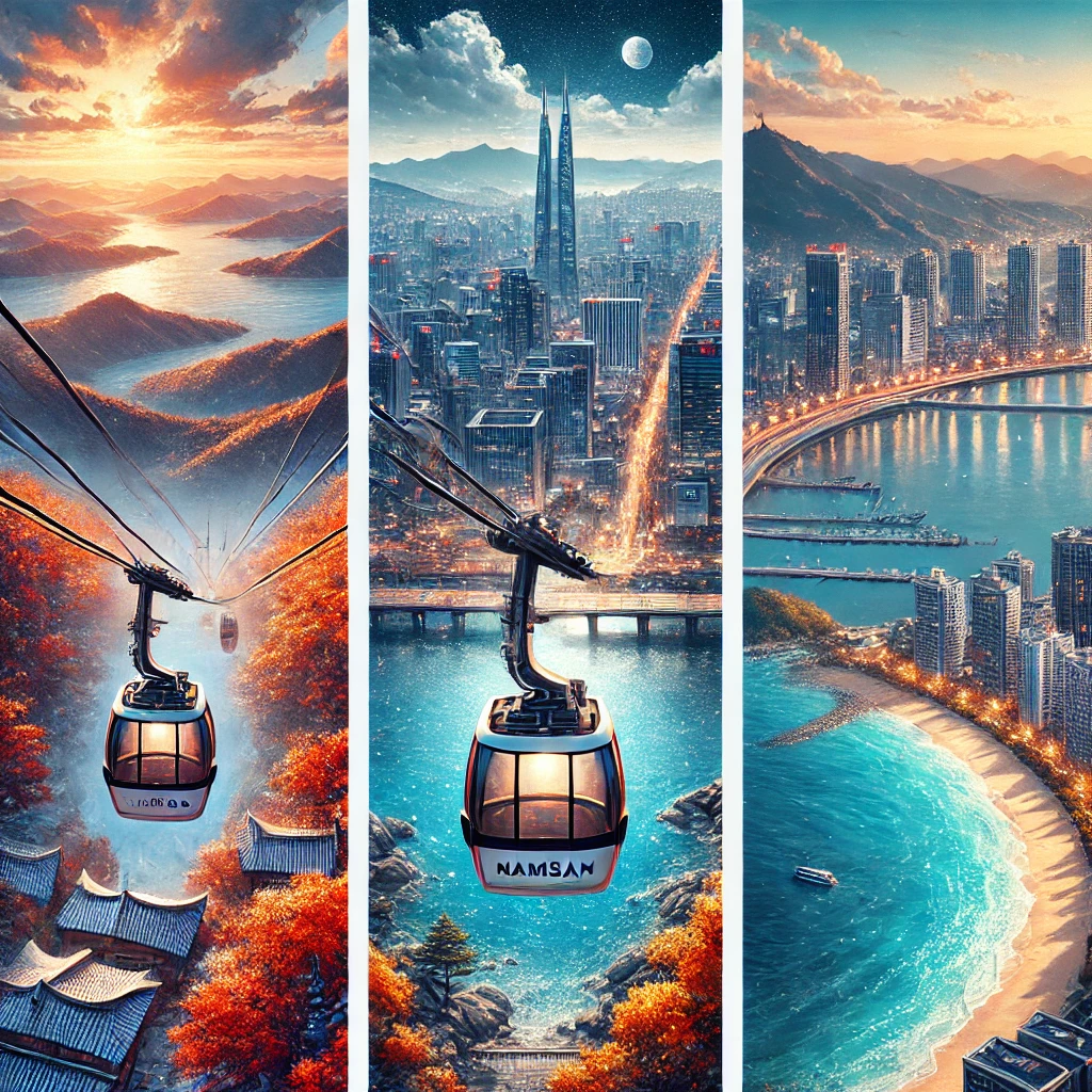 국내 케이블카 비교 – 설악 케이블카 vs 남산 케이블카 vs 해운대 케이블카