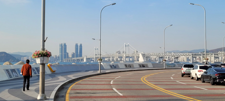 해운대 산책 신라스테이 to 벡스코. 영화의 거리