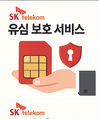 SKT 유심 보호 서비스 신청 및 비밀번호 설정 방법