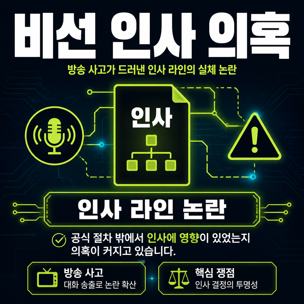 비선 인사 의혹