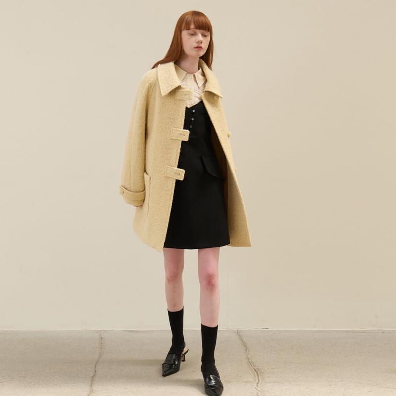 마론에디션 MARRONEDITION 23 Fall Herringbone Half Coat