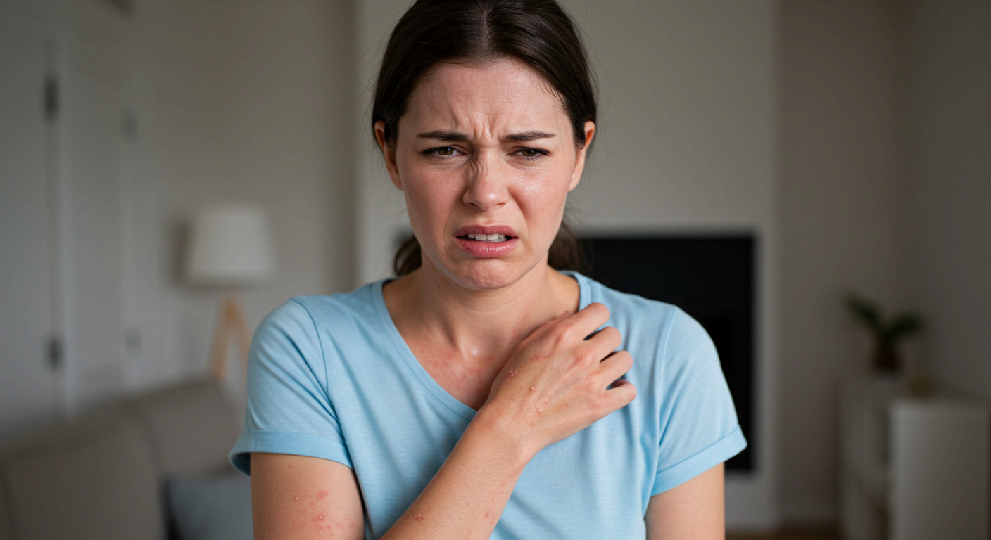 주로 목, 가슴, 등, 팔에서 잘 생깁니다.