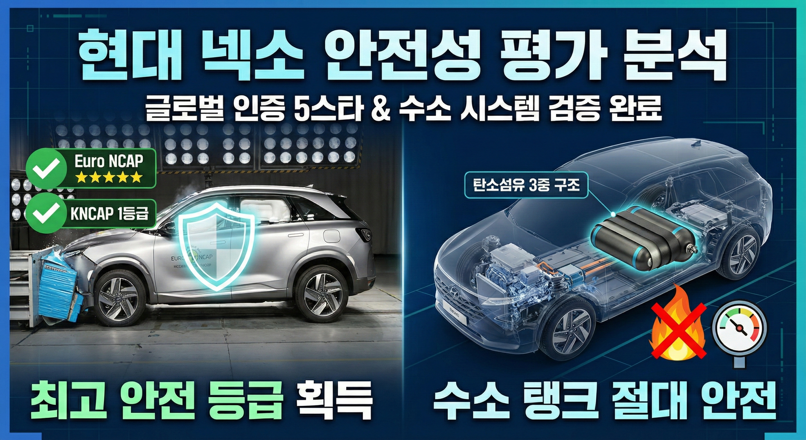 현대 넥소 안전성 평가 분석