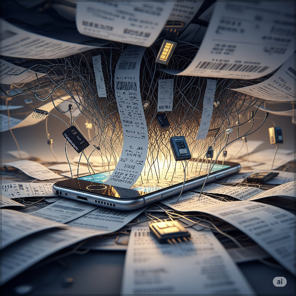 통신요금 미납 부채증명서