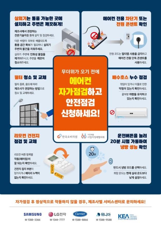 에어컨 무상 점검 신청 방법