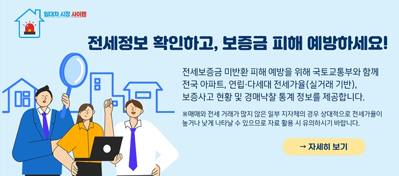 전세정보 확인, 보증금피해 예방안내