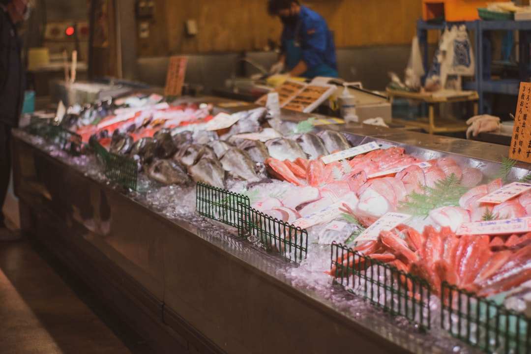 Fish market.