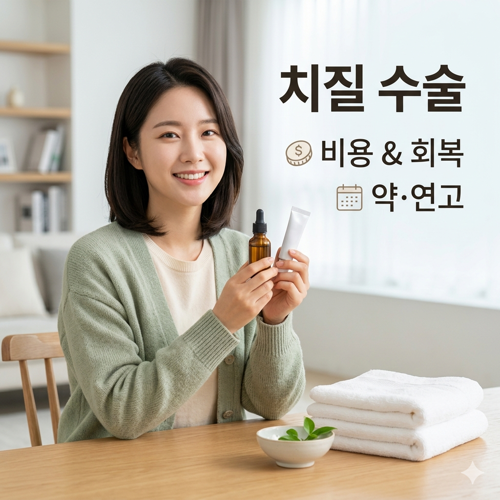 치질 수술 비용과 회복기간 총정리 (약·연고까지)