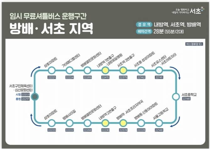 서울시내버스 파업으로 인한 서울시 무료셔틀버스 운행정보