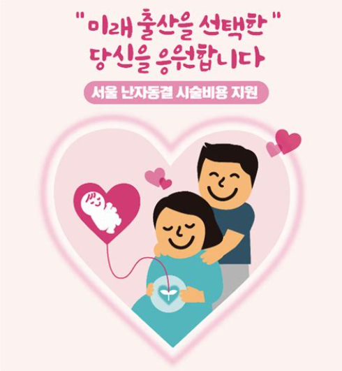 서울, 경기도 난자동결 시술비 지원