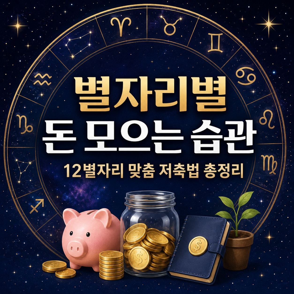 별자리별 돈 모으는 습관