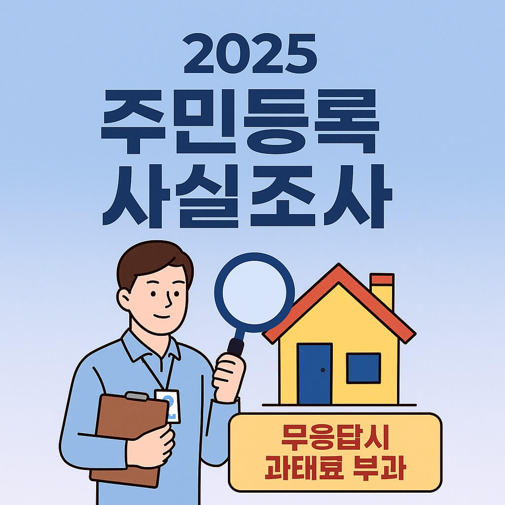 2025 주민등록 사실조사