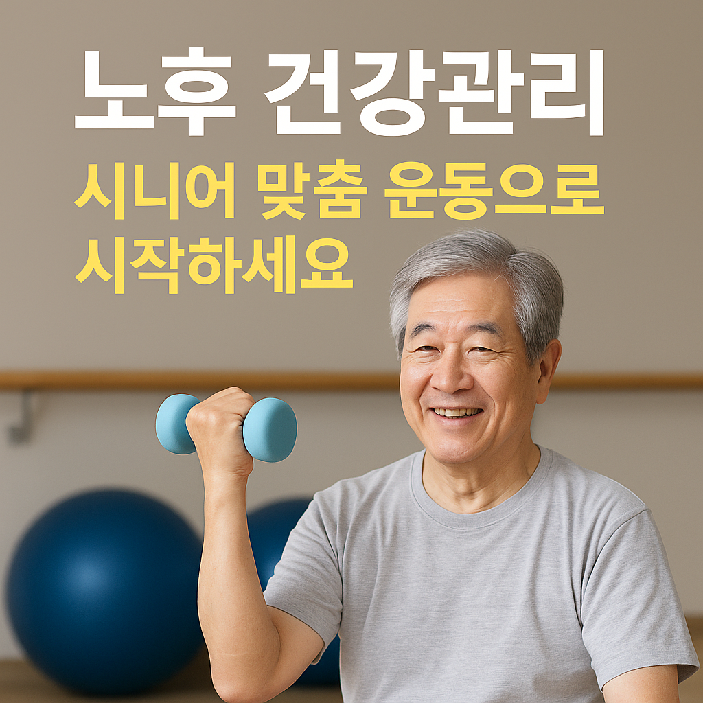 노후 건강관리 시니어 맞춤 운동으로 시작하세요