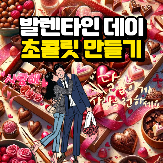 발렌타인 데이 초콜릿 만들기