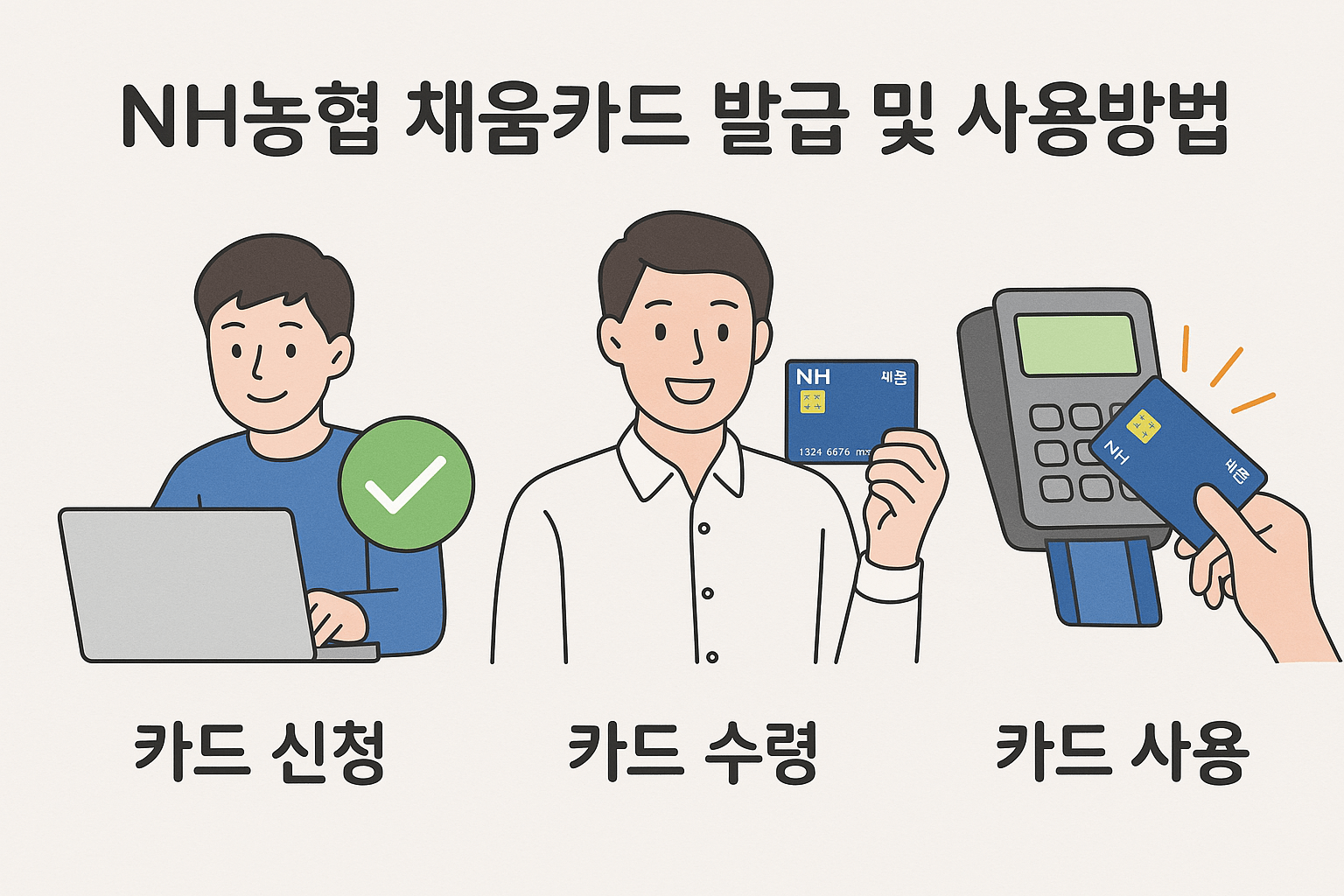 NH농협 채움카드 발급 및 사용방법