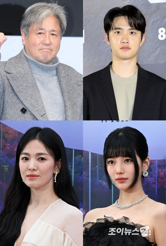 배우 최민식&#44; 도경수&#44; 송혜교&#44; 수지 등이 청룡시리즈어워즈 남녀주연상 후보에 올랐다. [사진=조이뉴스24 DB]