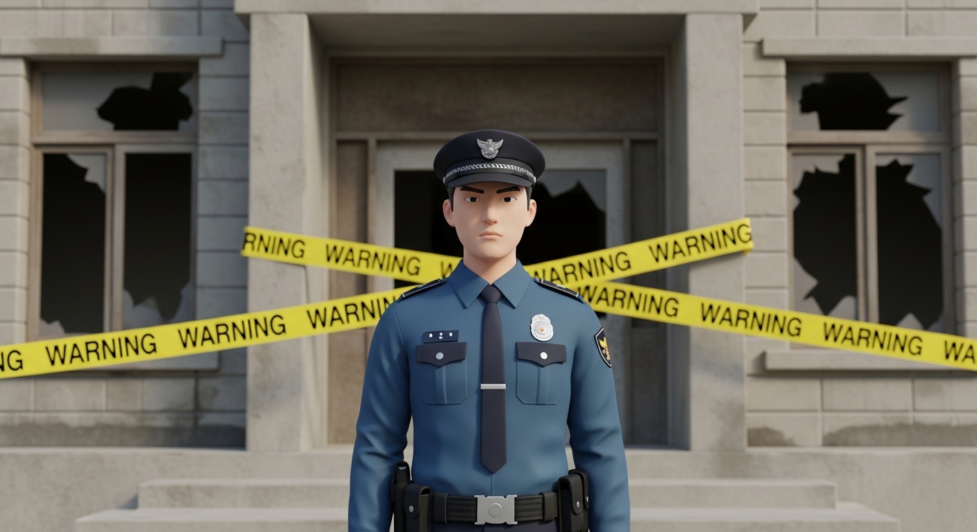 빈집에 들어갔을 때 성립하는 범죄는? 