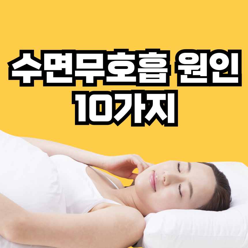수면무호흡 원인
