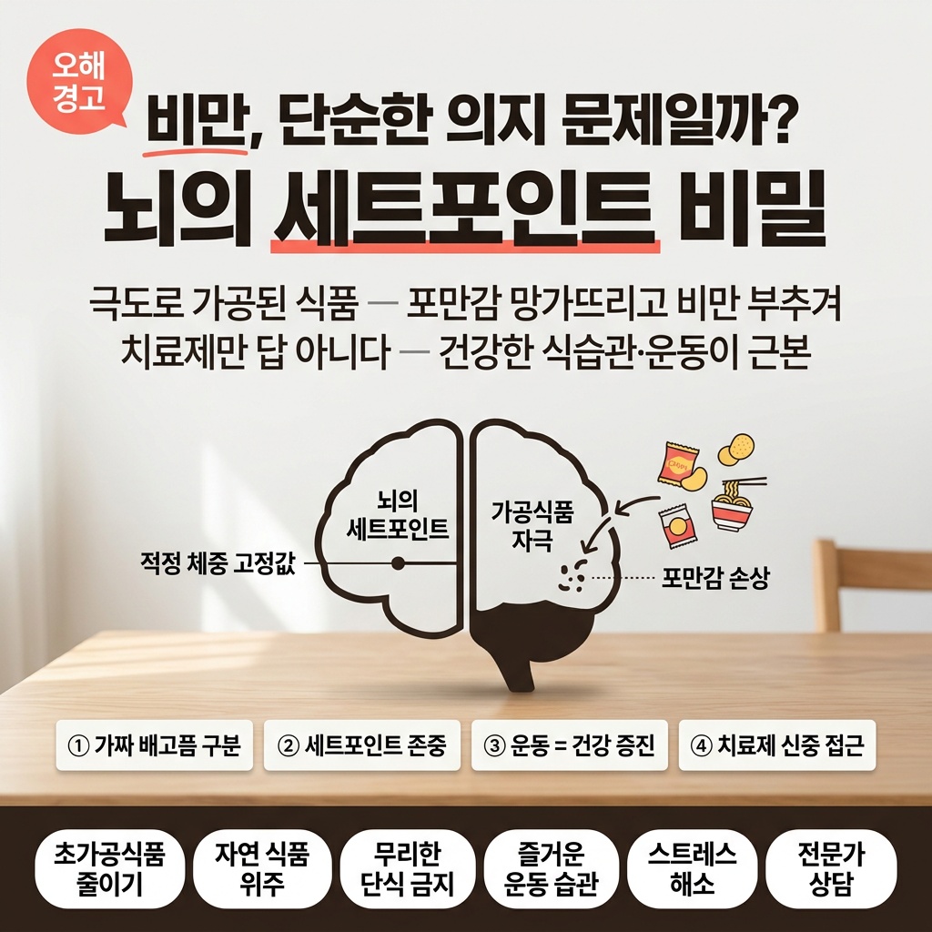 비만 세트포인트와 가공식품, 뇌의 비밀