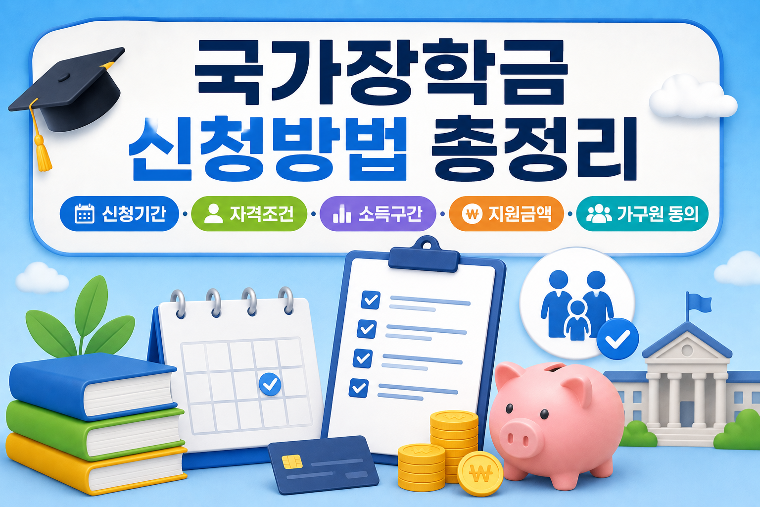 국가장학금 신청방법 총정리|신청기간·자격조건·소득구간·지원금액·가구원 동의 관련 사진