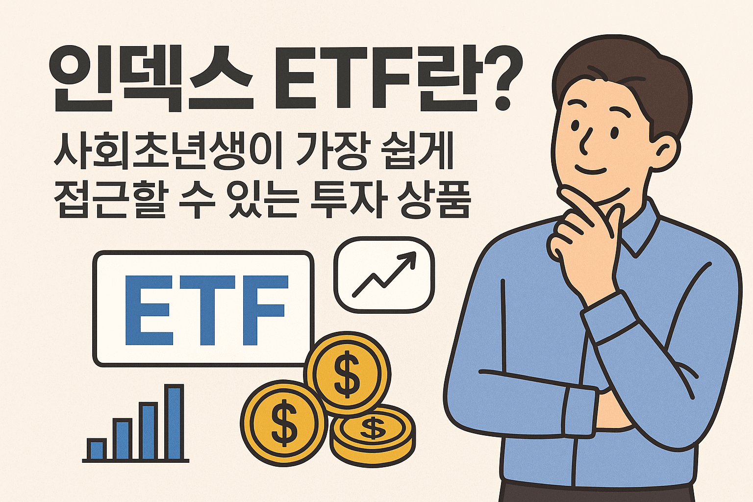 인덱스 ETF란? 사회초년생이 가장 쉽게 접근할 수 있는 투자 상품