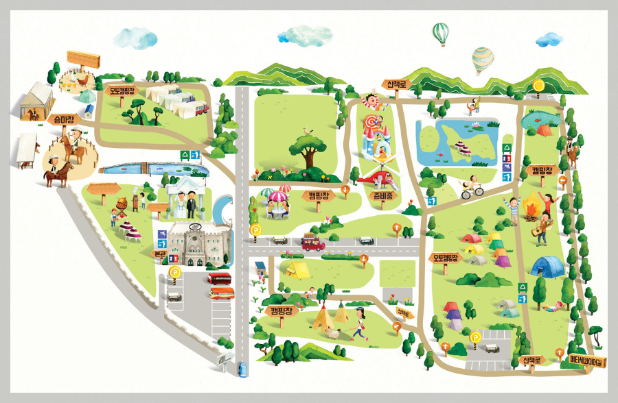 삼원레저타운-약도