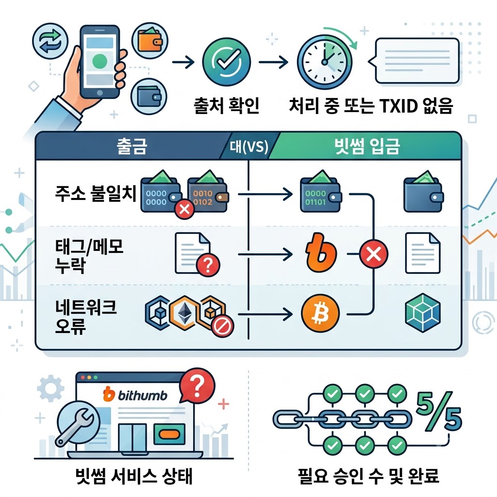 빗썸 오입금 유형