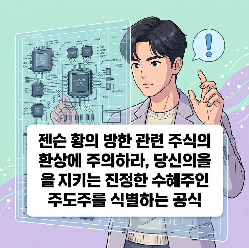 젠슨황 방한 수혜주 착시를 걷어내고 실질적인 반도체 소부장 대장주 공시 데이터를 분석