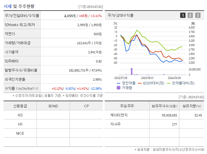 영진약품_기업개요