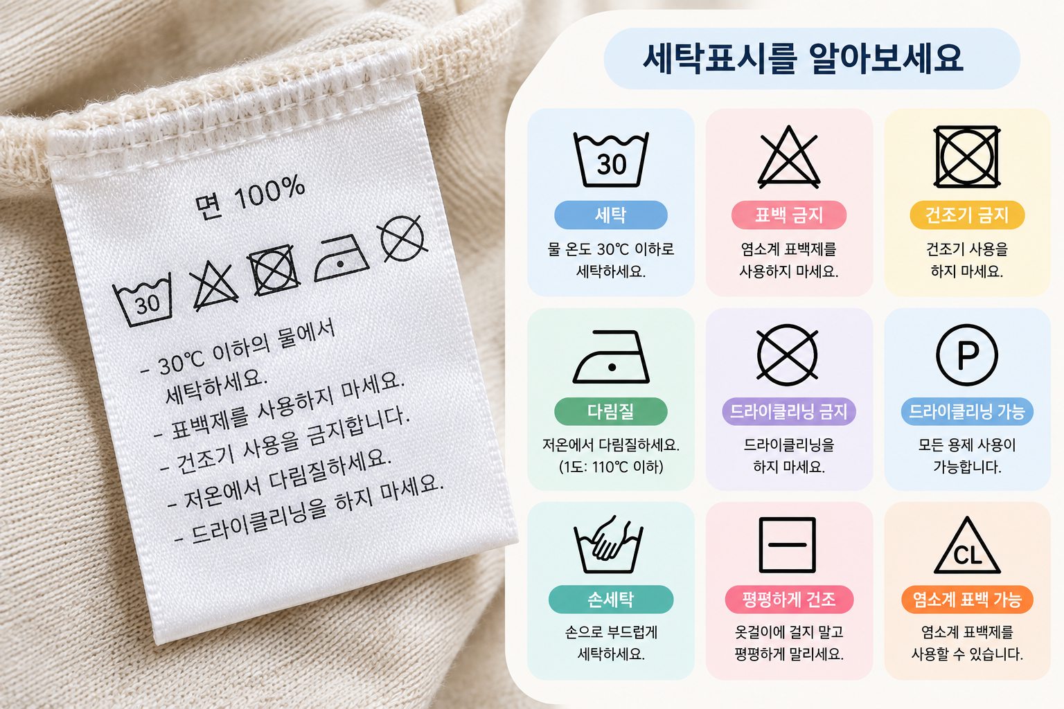 세탁표시