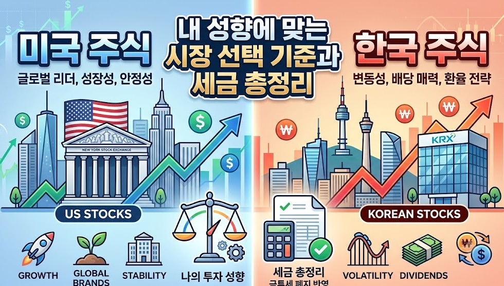 미국주식 vs 한국주식