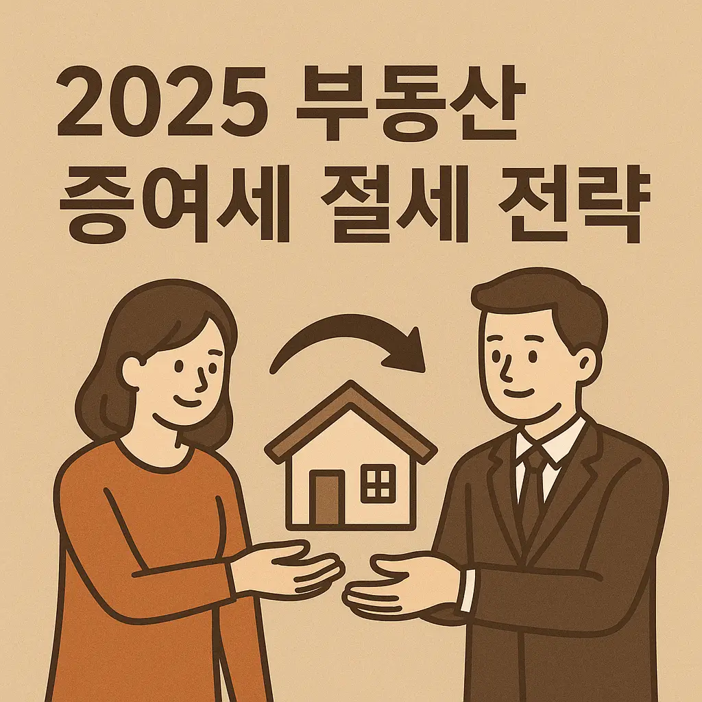2025 부동산 증여세 절세 전략 이미지 사진