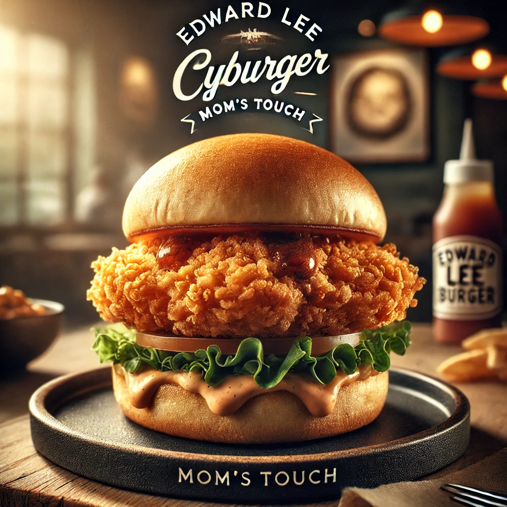 맘스터치 X 에드워드 리 신메뉴! &lsquo;에드워드 리 싸이버거&rsquo; 사전예약 혜택 총정리