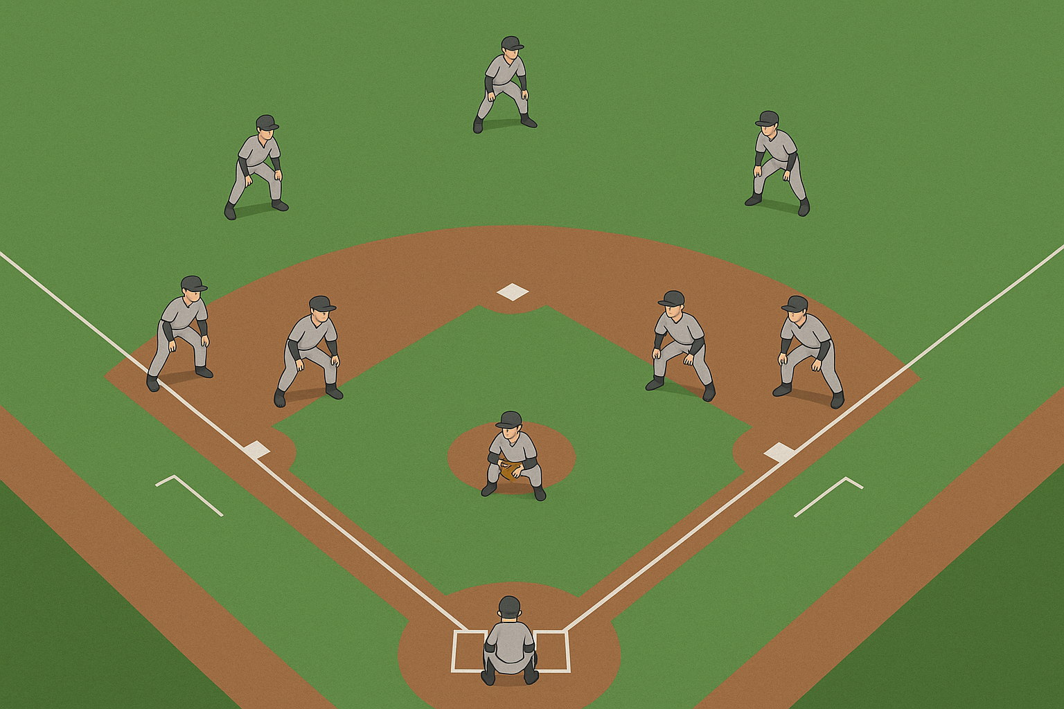 야구에서 9명이 필요한 이유와 관련된 이미지